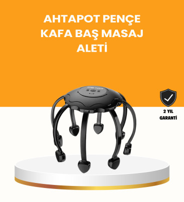 Saç Derisi Masaj Aleti 8 Bağımsız Kol 3 Modlu Derin Rahatlama - Lisinya