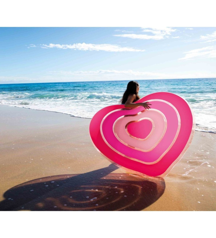 Intex Kalp Şekilli Ada Yatak 155cm - 58727 (Lisinya)