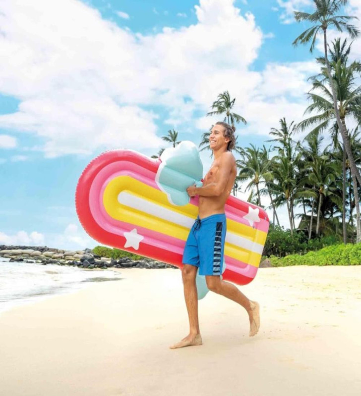 Intex Gökkuşağı Desenli Bulutlu Yatak 175cm -58729 (Lisinya)