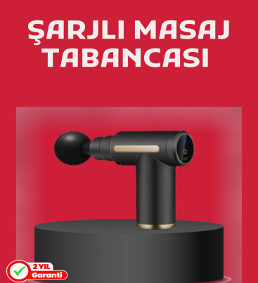 Derin Doku Masaj Tabancası 4 Başlık 6 Kademeli Sessiz Güç Şarjlı Kas Gevşetici - Lisinya