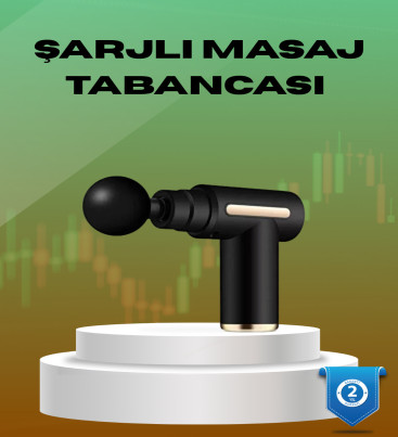 6 Kademeli Kas Masaj Tabancası 4 Başlıklı Güçlü Sessiz Sporcu Masaj Cihazı Şarjlı - Lisinya