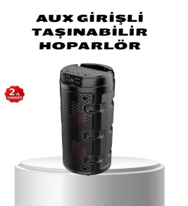 Bluetooth 5.0 Kablosuz Hoparlör Çift Sürücülü Yüksek Ses Kalitesi Kompakt Tasarım - Lisinya