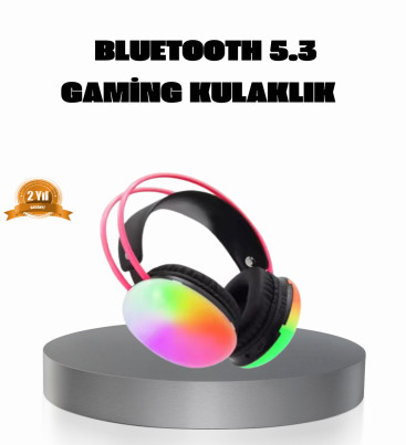 Ergonomik RGB Bluetooth Kulaklık 3D Ses - Lisinya