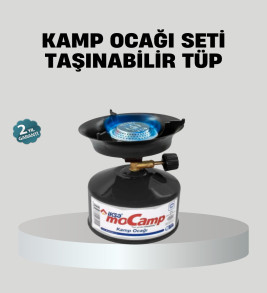 Taşınabilir Kamp Ocağı Seti Pişirme Alanı Ayarlanabilir Alev - Lisinya