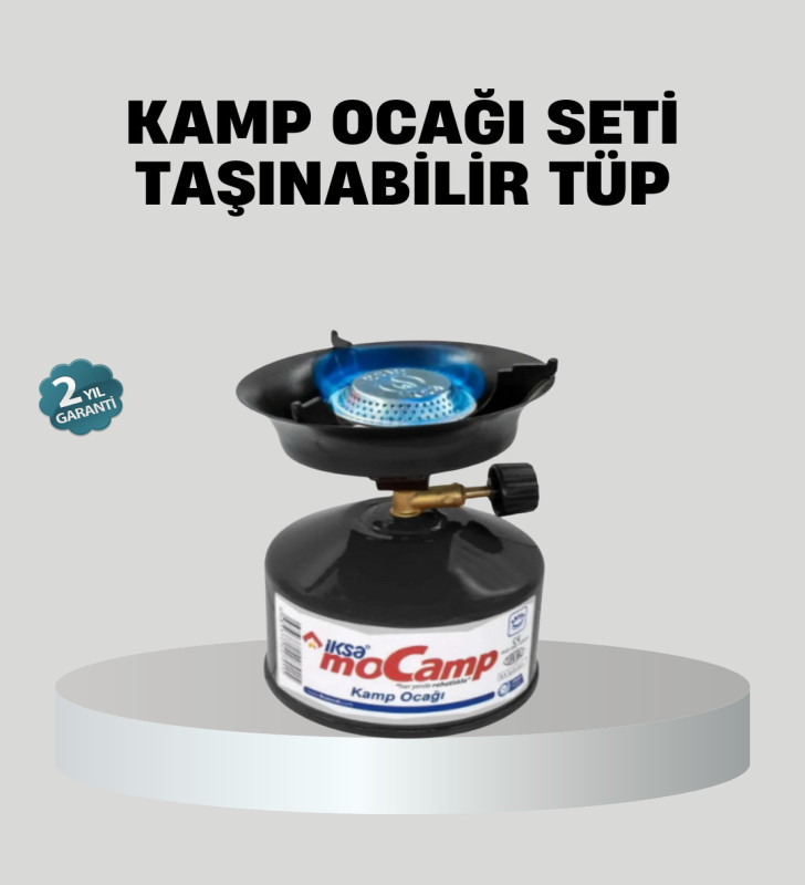 Taşınabilir Kamp Ocağı Seti Pişirme Alanı Ayarlanabilir Alev - Lisinya