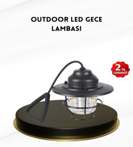 Taşınabilir Retro Çam Konisi Kamp Lambası Gece Işığı Su Geçirmez - Lisinya