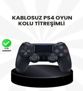 Şarjlı Kablosuz PS4 Oyun Kolu Titreşimli Hassas Kontrol - Lisinya