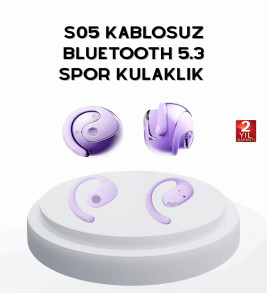 S05 Bluetooth 5.3 Kulaklık IPX4 Su Geçirmez Hızlı Eşleşme Güçlü Stereo Ses - Lisinya