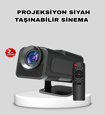 Akıllı Projeksiyon Cihazı HDMI USB Bağlantılı Taşınabilir Enerji Tasarruflu - Lisinya