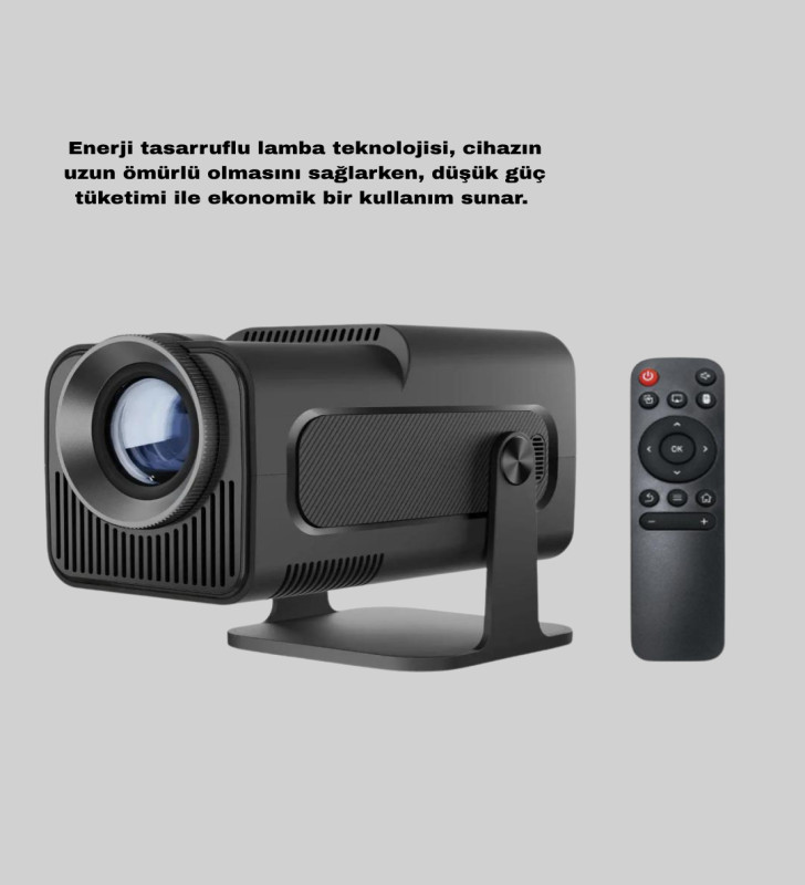Akıllı Projeksiyon Cihazı HDMI USB Bağlantılı Taşınabilir Enerji Tasarruflu - Lisinya