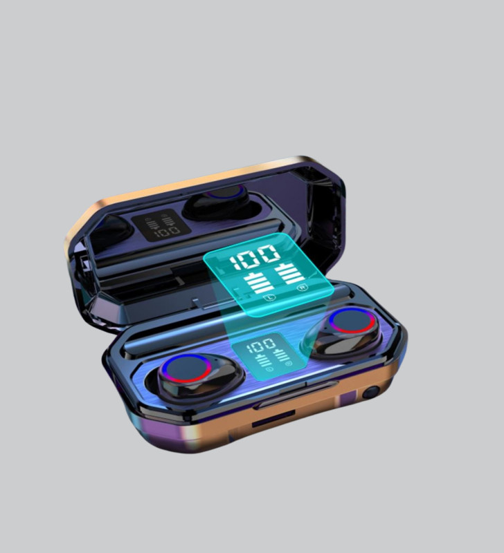 Şarj Kutulu Kablosuz Kulaklık Ergonomik Spor Seyahat Uyumlu Uzun Kullanım - Lisinya