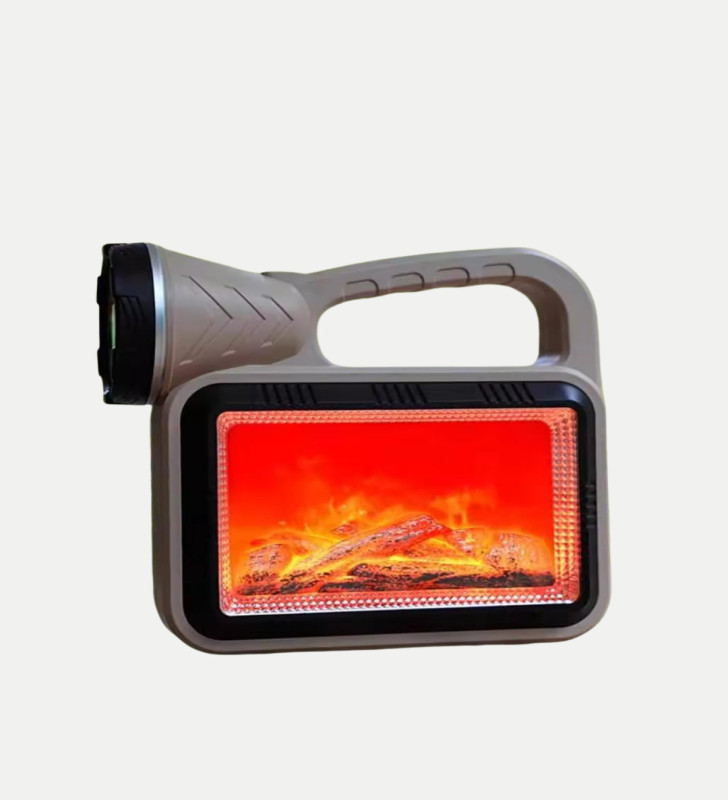 Alev Efektli Solar Lamba COB Işıklı Taşınabilir Bahçe Kamp Aydınlatma - Lisinya