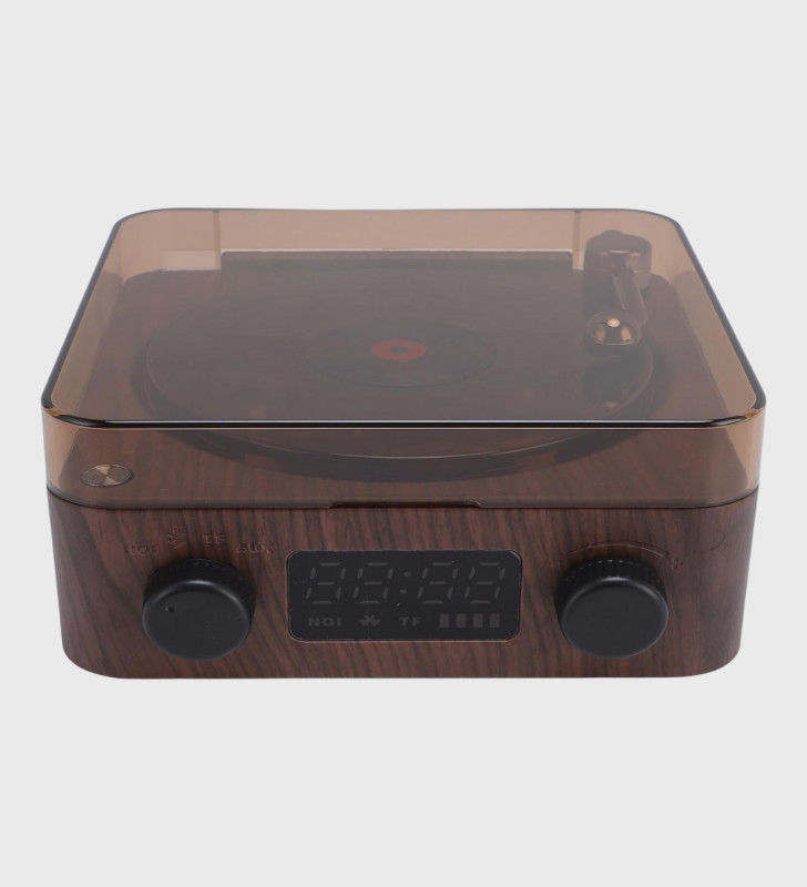 Bluetooth Hoparlörlü Gece Lambası Dijital Saat ve Ambiyans Işığı Çok Amaçlı - Lisinya