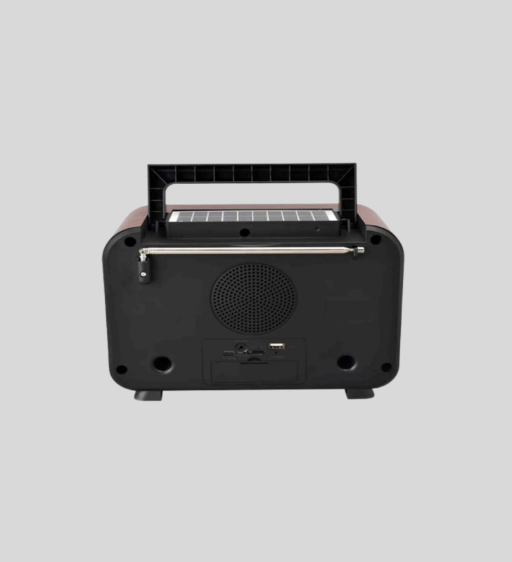 Alev Işığı Efektli Solar Bluetooth Hoparlör Radyo Destekli Taşınabilir Model - Lisinya