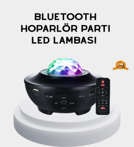 LED Yıldızlı Projektör Galaxy Modlu Renk ve Parlaklık Ayarlı Gece Lambası - Lisinya