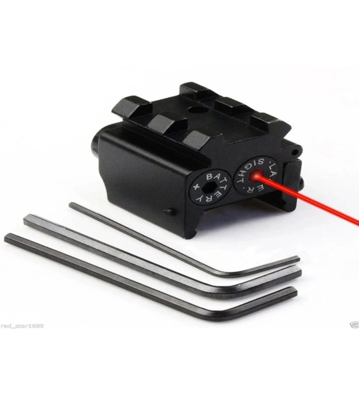 Avcılık, Tabanca için 20mm ray, Kırmızı Noktalı Lazer L2030 ( Lisinya )