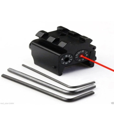 Avcılık, Tabanca için 20mm ray, Kırmızı Noktalı Lazer L2030 ( Lisinya )