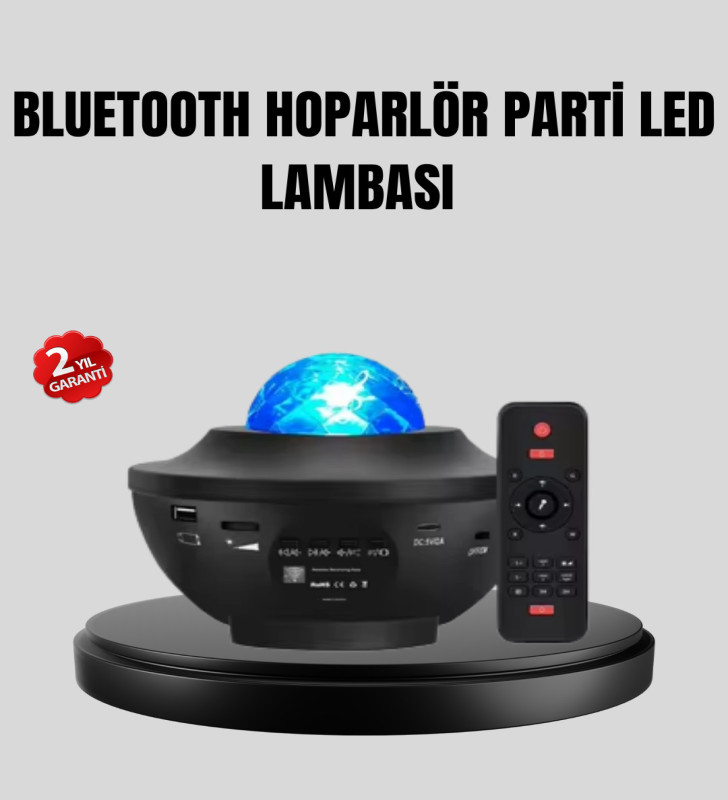 Yıldızlı Projektör Galaxy Efektli Ayarlanabilir Renkli Atmosfer Lambası - Lisinya