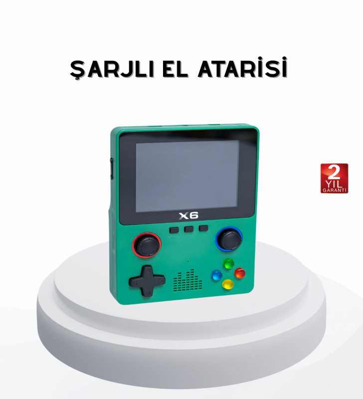 3.5 İnç IPS Ekranlı Taşınabilir Oyun Konsolu Ergonomik Çift Tetikli - Lisinya