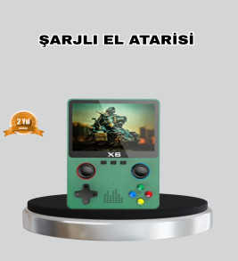 Retro Taşınabilir Konsol 3.5 IPS Ekran Ergonomik Çift LR Kontrollü - Lisinya