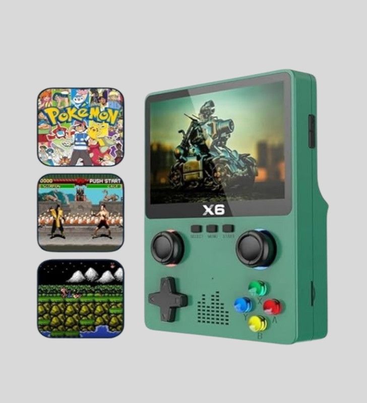 Retro Taşınabilir Konsol 3.5 IPS Ekran Ergonomik Çift LR Kontrollü - Lisinya