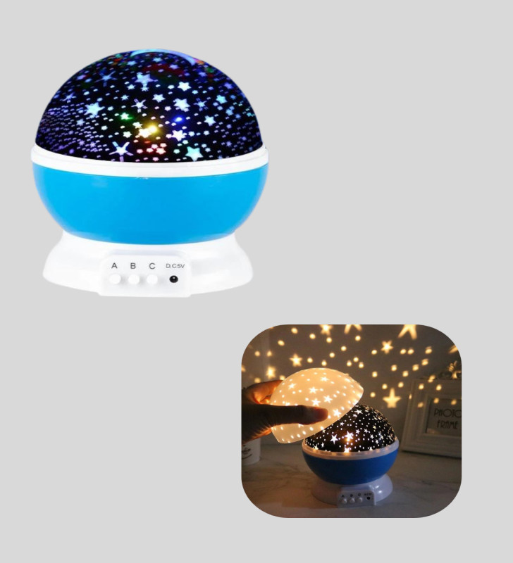 Çocuk Gece Lambası 6 Modlu Renkli LED Enerji Tasarruflu Masal Işığı - Lisinya