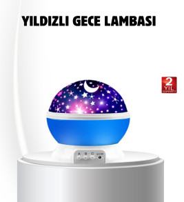 LED Gece Lambası 6 Renk Seçenekli Yumuşak Işıklı Uyku Yardımcı Lamba - Lisinya