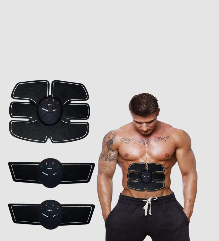 EMS Vücut Geliştirici Göbek ve Kol Pedli 6 Modlu Akıllı Kas Cihazı - Lisinya