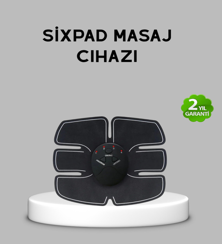 EMS Göbek ve Kol Kas Uyarıcı Cihaz 6 Modlu Elektronik Vücut Şekillendirici - Lisinya