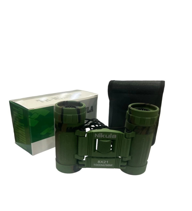 8x21 Dürbün Kamuflaj Av Dürbünü 56m/1000m Kauçuk Kaplama ( Lisinya )