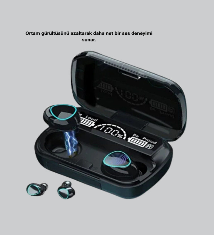 Bluetooth 5.1 M10 TWS Kulaklık Ergonomik Tasarım Yüksek Ses Kaliteli - Lisinya