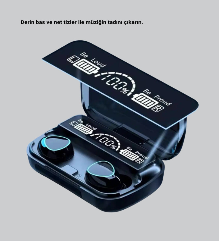 Kablosuz Bluetooth Kulaklık 5.1 Uzun Pil Ömrü Gürültü Engelleme - Lisinya