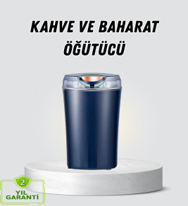 Kahve ve Baharat Öğütücü Otomatik Mekanizmalı Dayanıklı Çelik - Lisinya