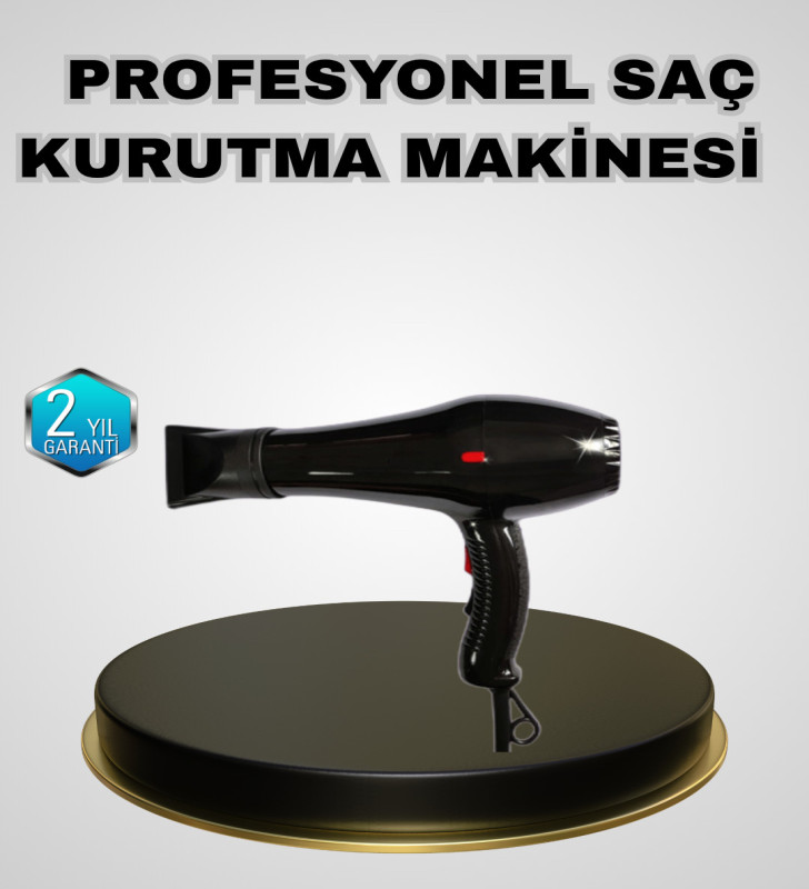 Profesyonel 2200W Fön Makinesi Soğuk Sıcak Üflemeli İki Kademeli - Lisinya