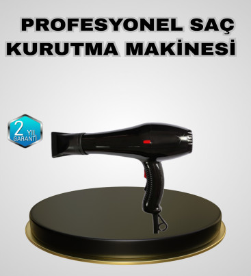 Profesyonel 2200W Fön Makinesi Soğuk Sıcak Üflemeli İki Kademeli - Lisinya