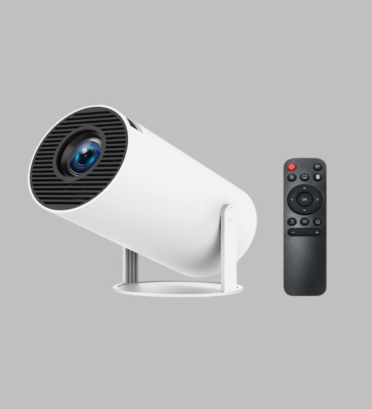 HDMI USB Bağlantılı 4K Destekli Taşınabilir Projeksiyon Cihazı - Lisinya