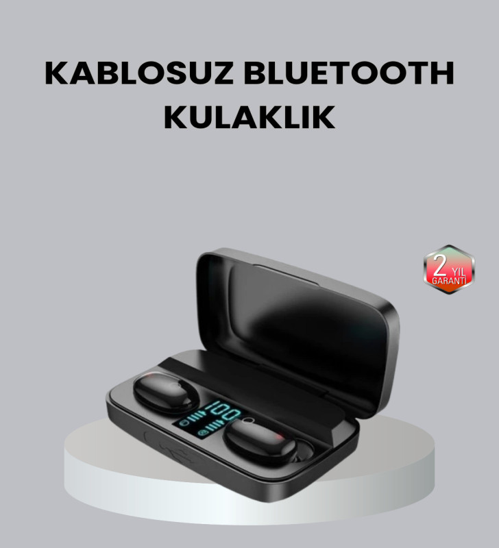 TWS A10s Bluetooth 5.0 Kulaklık Powerbank Şarj Kutulu Mini Tasarım - Lisinya