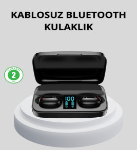 TWS Bluetooth Kulaklık 1800mAh Şarj Kutulu Dijital Ekranlı - Lisinya