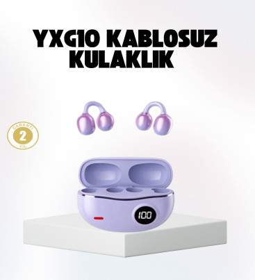 Bluetooth YXG10 Kulak Arkası Tasarım Cilt Dostu Silikon Hafif Yapı - Lisinya