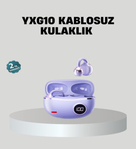 Kulak Arkası Klipsli Bluetooth Kulaklık YXG10 Silikon Malzemeli Ergonomik - Lisinya