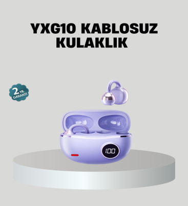 Kulak Arkası Klipsli Bluetooth Kulaklık YXG10 Silikon Malzemeli Ergonomik - Lisinya