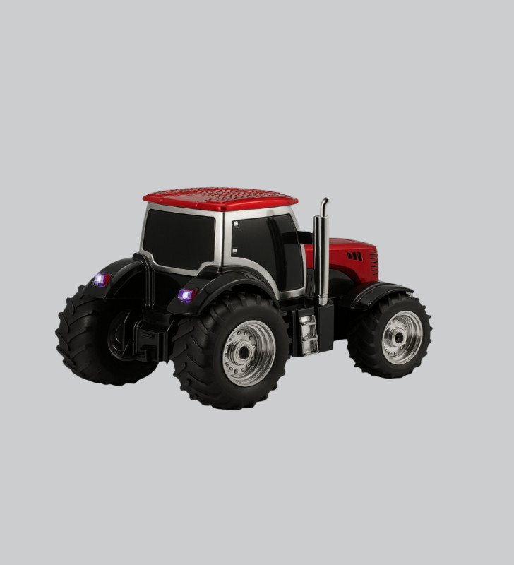 Bluetooth Nostaljik Traktör Hoparlör LED Işıklı 12W Güçlü Ses - Lisinya