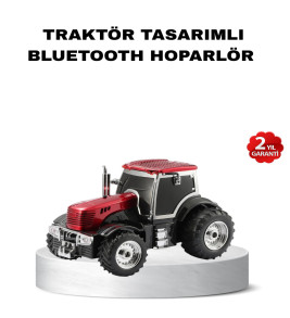 Traktör Tasarımlı Bluetooth Hoparlör 12W TWS Destekli Nostaljik Model - Lisinya