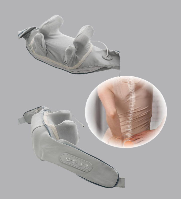 Titreşimli Boyun Masaj Cihazı Isı Terapili Şarjlı VNB-01 Ergonomik U Tasarım - Lisinya