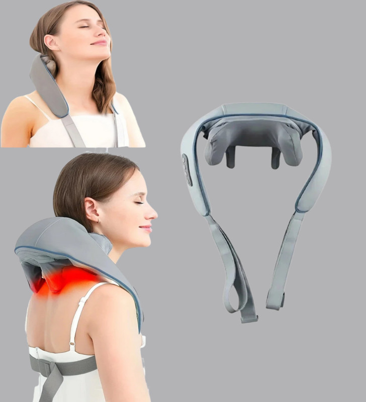 Titreşimli Boyun Masaj Cihazı Isı Terapili Şarjlı VNB-01 Ergonomik U Tasarım - Lisinya