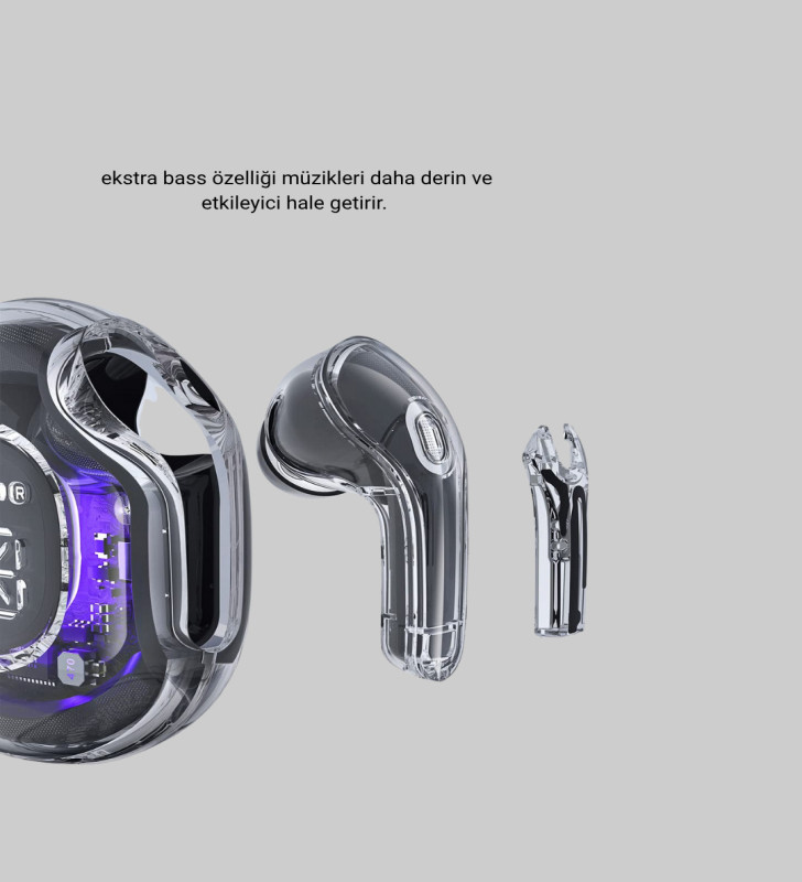 Bluetooth 5.3 TWS Kulaklık Gürültü Engelleyici Üçlü Mikrofonlu Ergonomik Tasarım - Lisinya