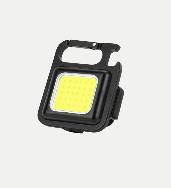 LED Mini Anahtarlık Fener – 1000 Lümen Güçlü Işık ve USB Type-C Şarjlı - Lisinya