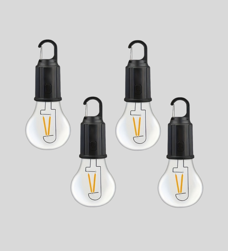 Taşınabilir Şarjlı LED Kamp Lambası – Type-C Girişli ve Kancalı Tasarım - Lisinya