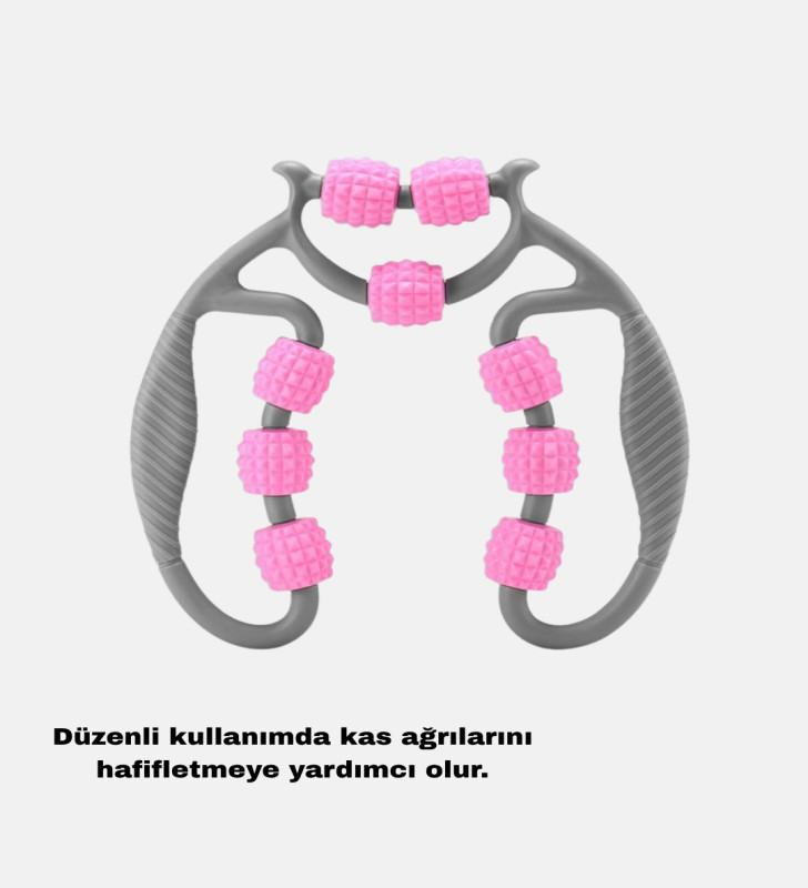 Taşınabilir 3D Masaj Rulosu – Kas Rahatlatıcı ve Yağ Azaltıcı Masaj Cihazı - Lisinya