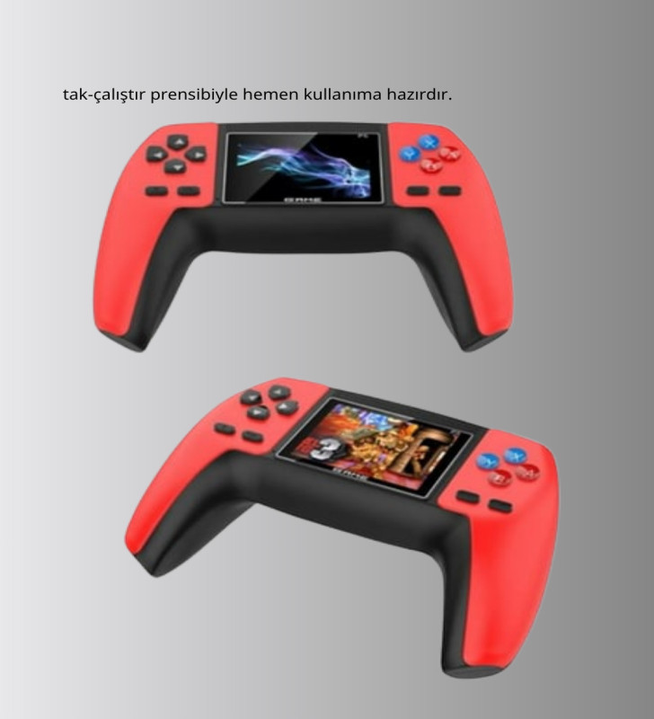 520 Oyunlu Retro Gamepad – Nostaljik Eğlenceyi Her Yere Taşı - Lisinya